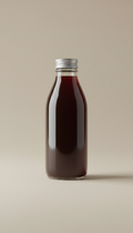 Single-serve cold brew glass bottle